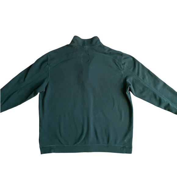 TOMMY BAHAMA Men's Quarter Zip Sweater Long Sleeve Pima Cotton Green Size XXL - Picture 6 of 16